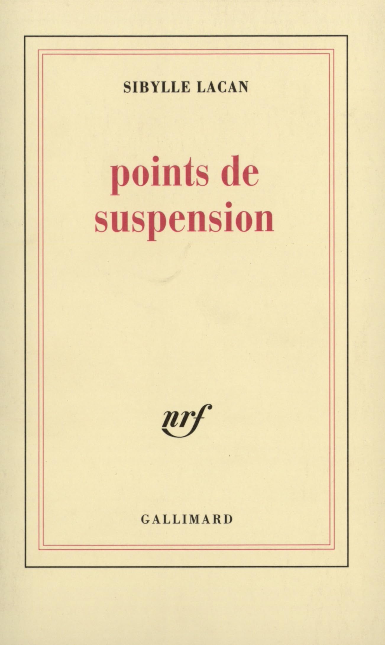 Points de suspension 9782070758630