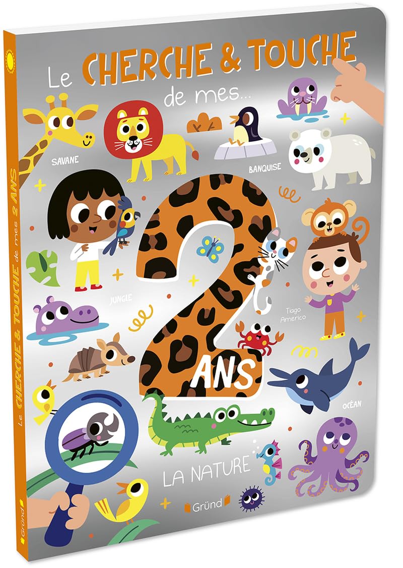 Le Cherche et Touche de mes 2 ans : la nature – Un grand cherche-et-trouve avec des matières à toucher – Dès 2 ans 9782324035869