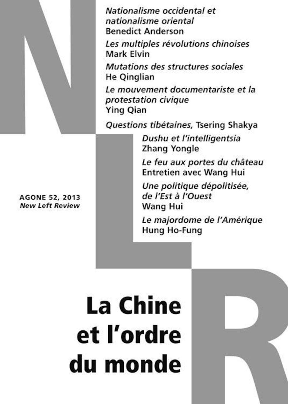 Agone 52: « La Chine et l'ordre du monde » 9782748901801