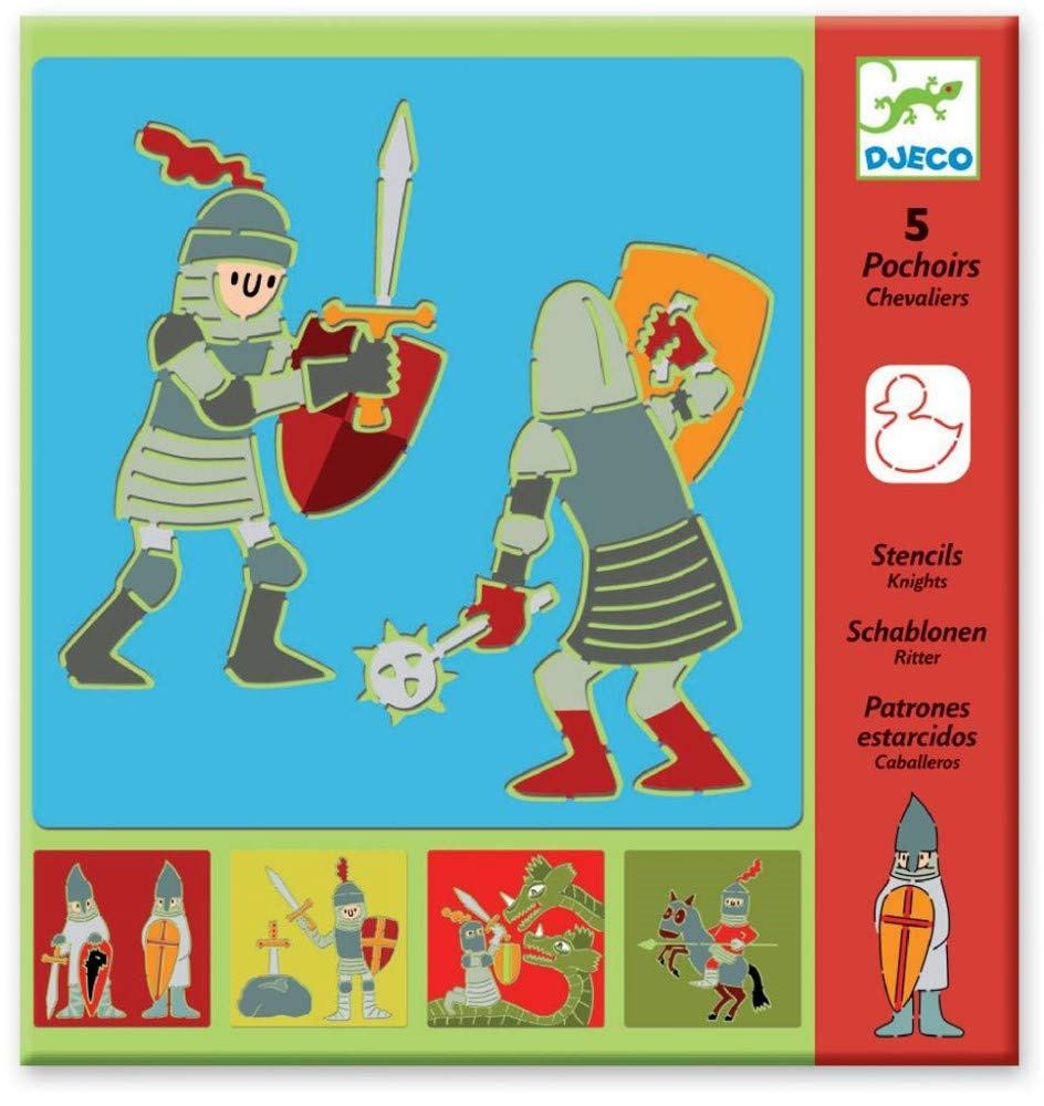Pochoirs chevaliers Djeco 3070900088597