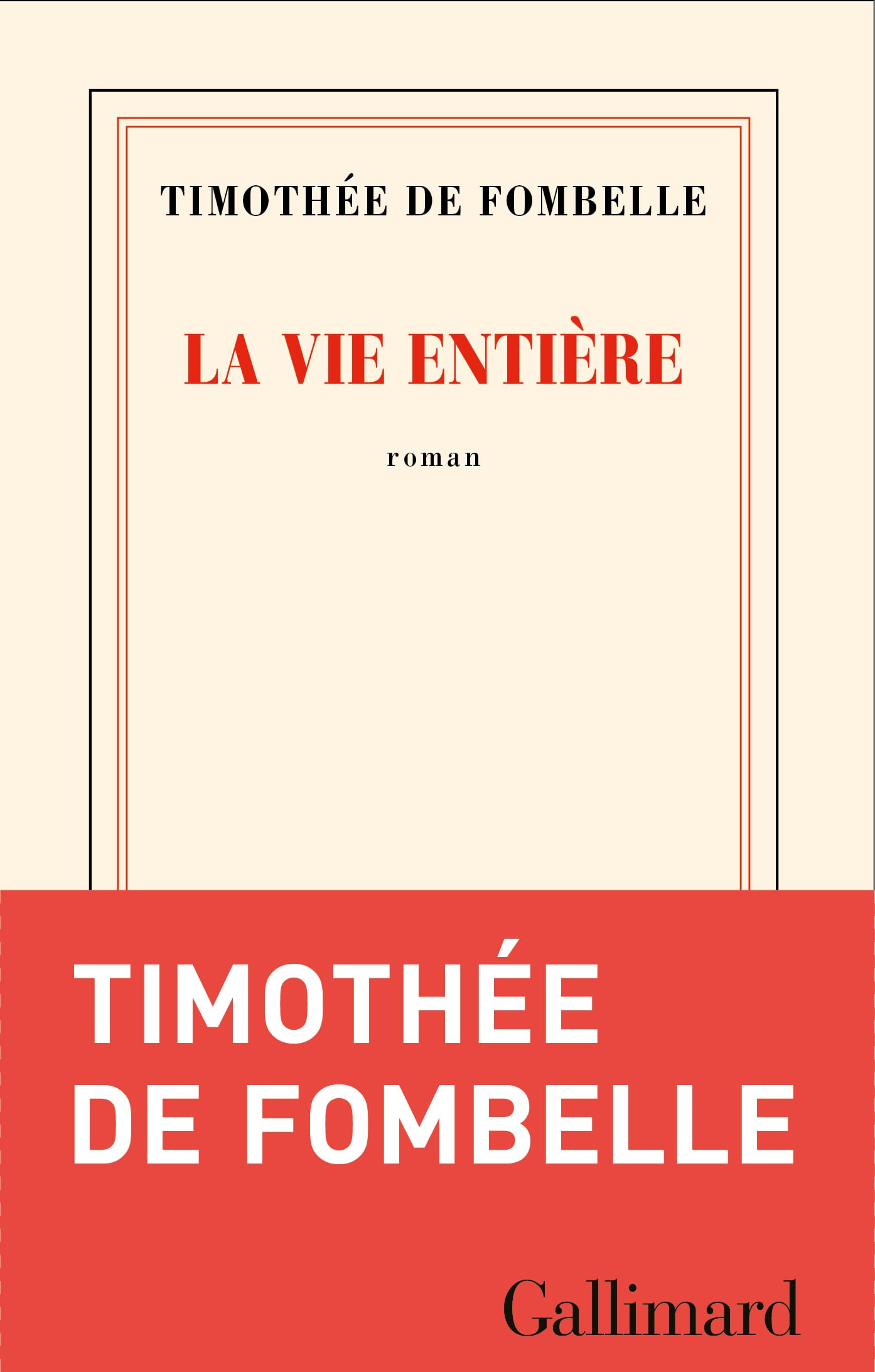 La vie entière 9782073132543