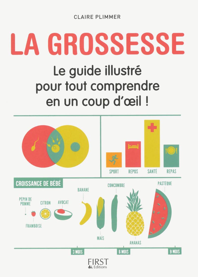 La grossesse - le guide illustré pour tout comprendre en un coup d'oeil ! 9782412020722