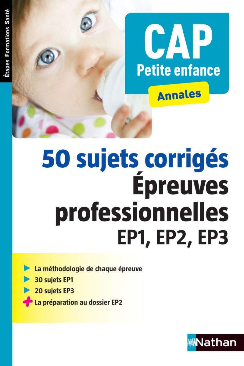 50 sujets corrigés - CAP Petite enfance - 2016 9782091639765