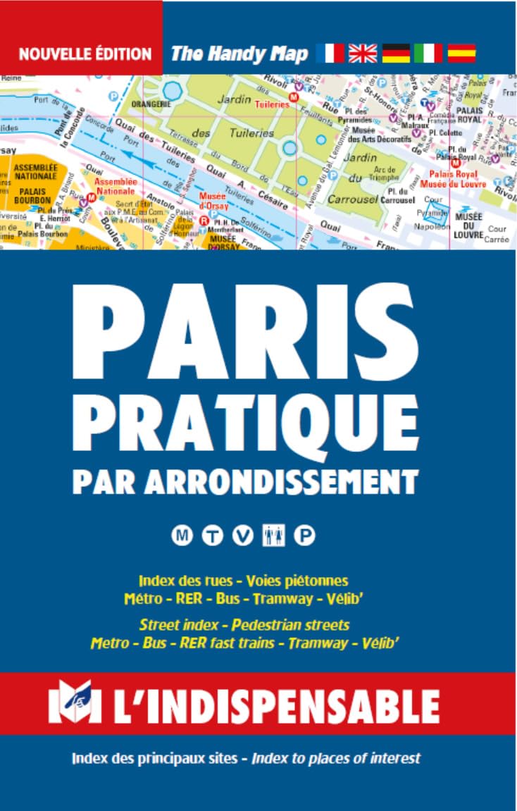 Plan de ville : Paris pratique par arrondissement 9782707202390