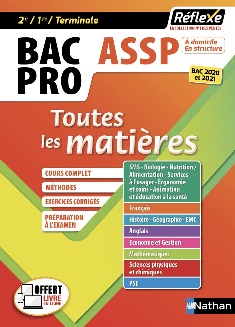 Toutes les matières - Bac Pro ASSP 2e/1re/Tle - Bac Pro (14) 9782091650043