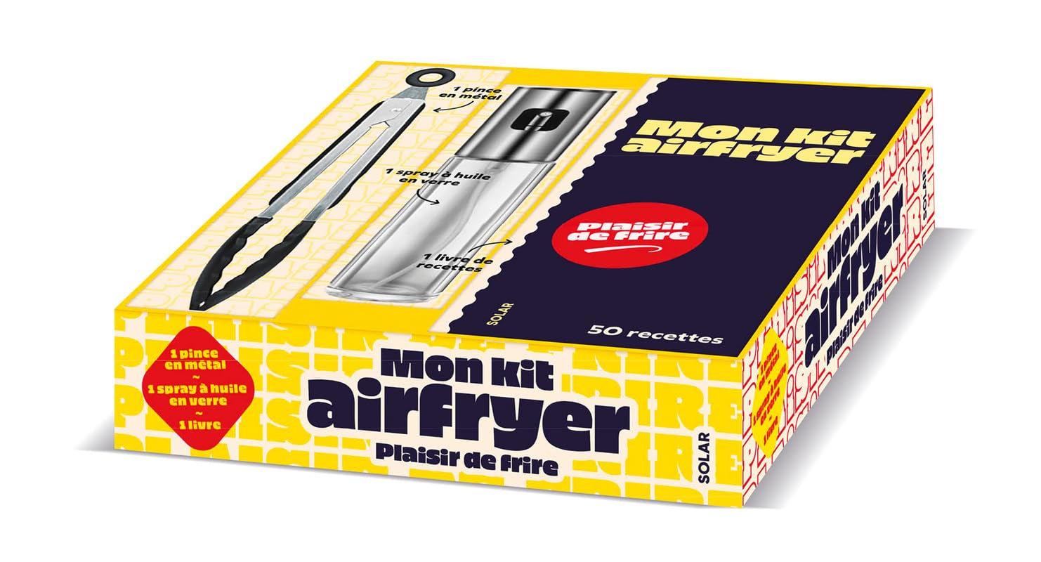 Coffret - Mon kit airfryer - Le cadeau pratique pour les fans de airfryer: Plaisir de frire 9782263192432