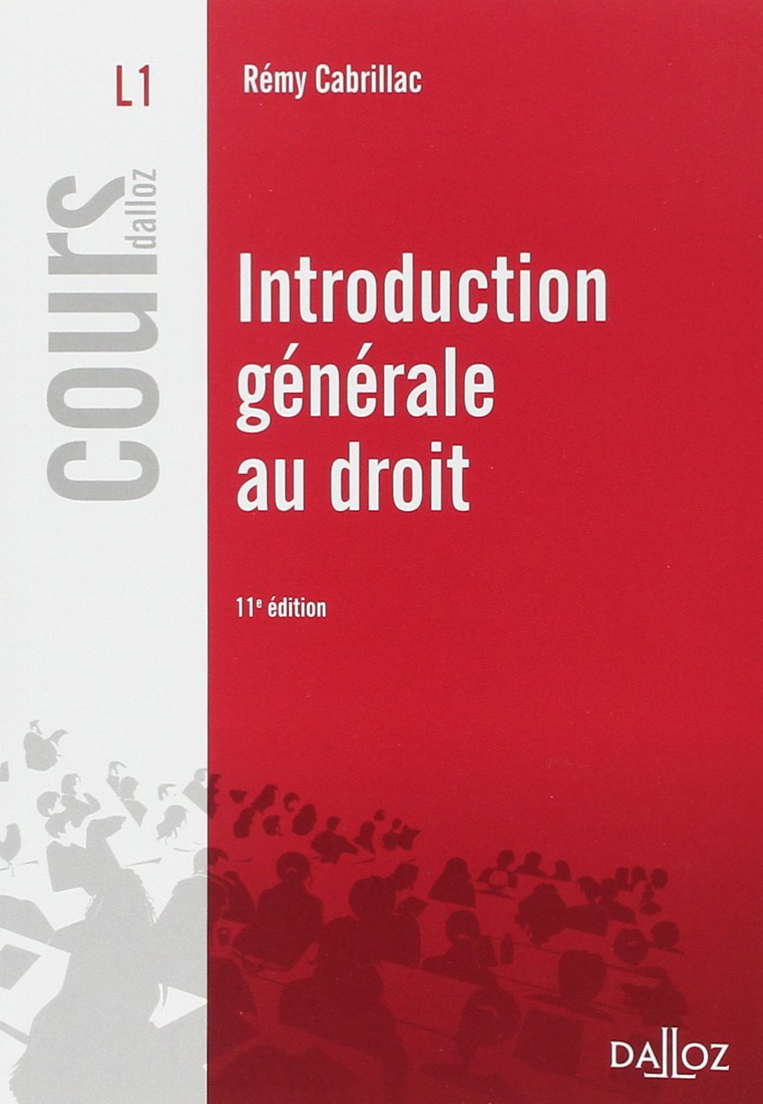 Introduction générale au droit 9782247151769
