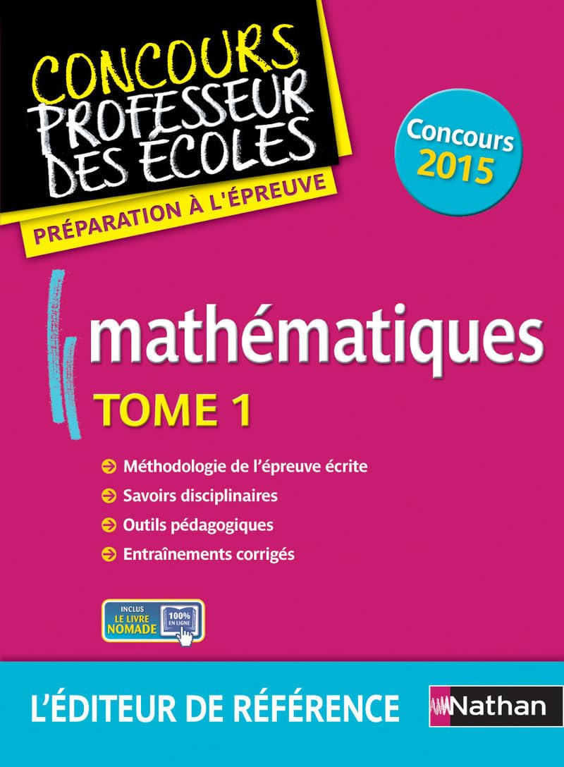 Mathématiques - Tome 1 - Epreuve écrite 9782091636726