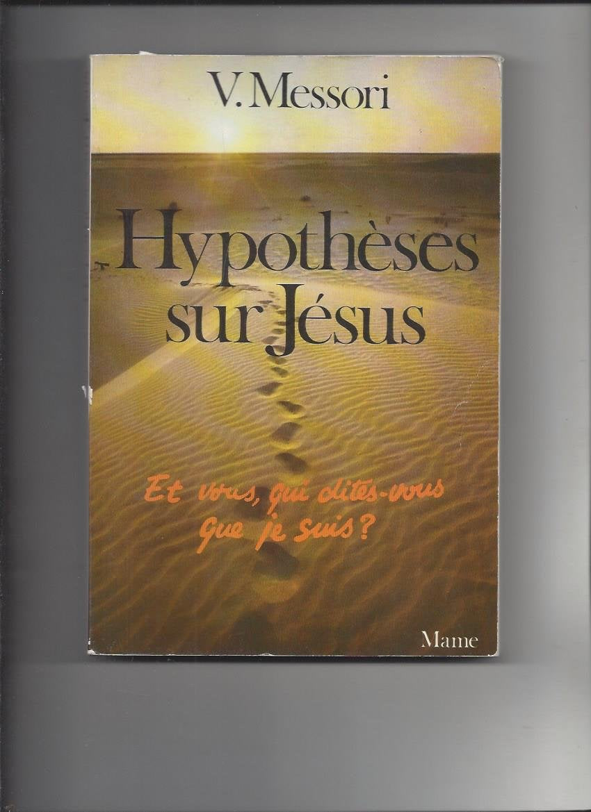 Hypotheses Sur Jesus 9782728900268