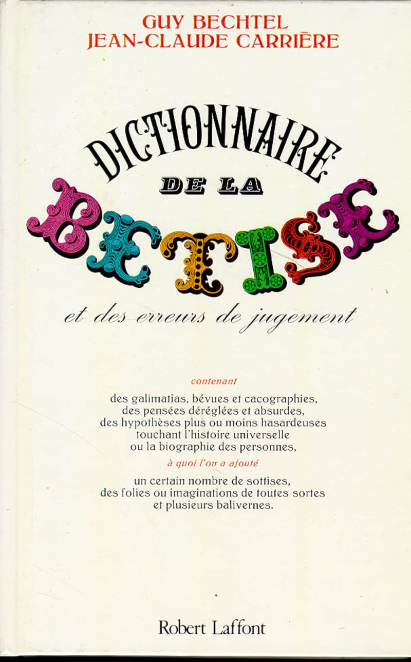 Dictionnaire de la bêtise 9782221014929