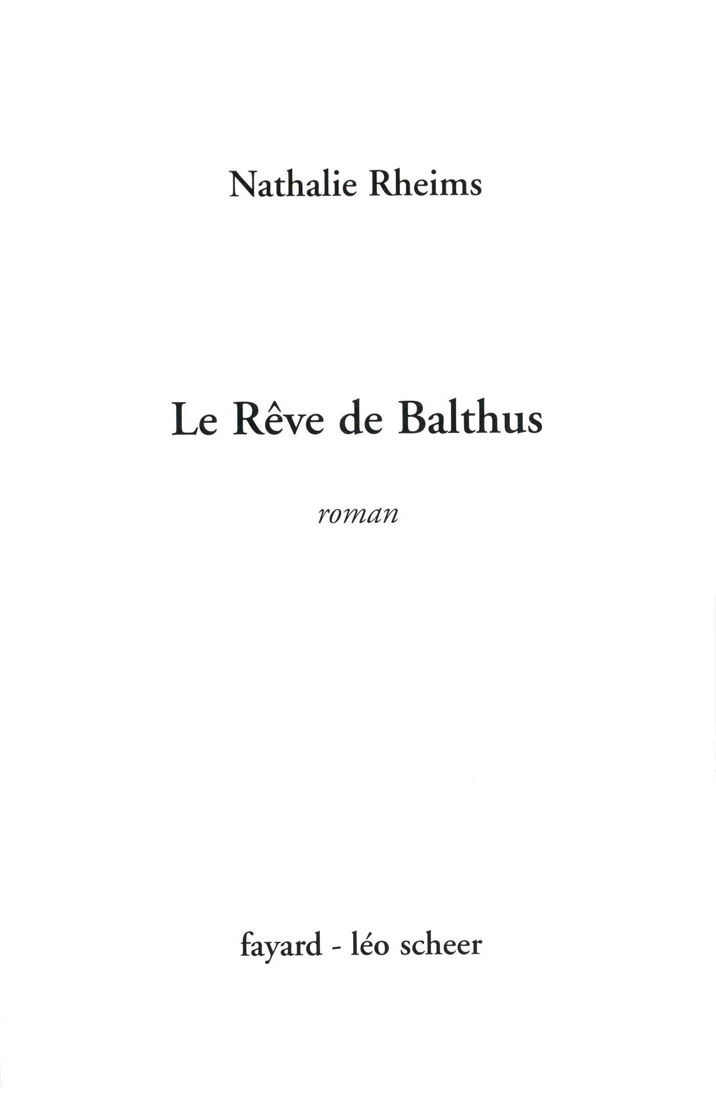 Le Rêve de Balthus 9782213620664