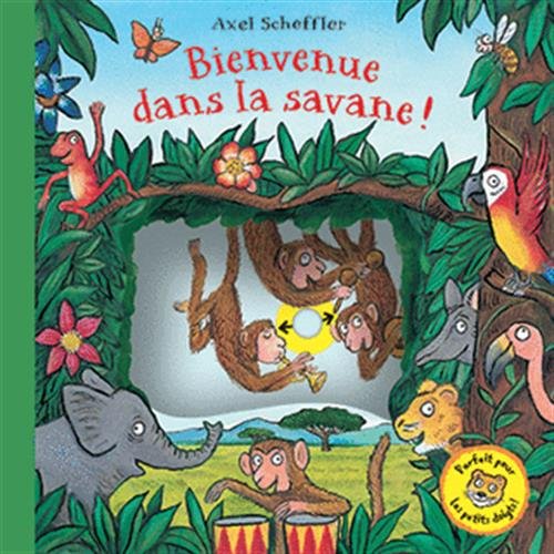 Bienvenue dans la savane! - livre animé tout-carton - De 1 à 3 ans 9782075097628
