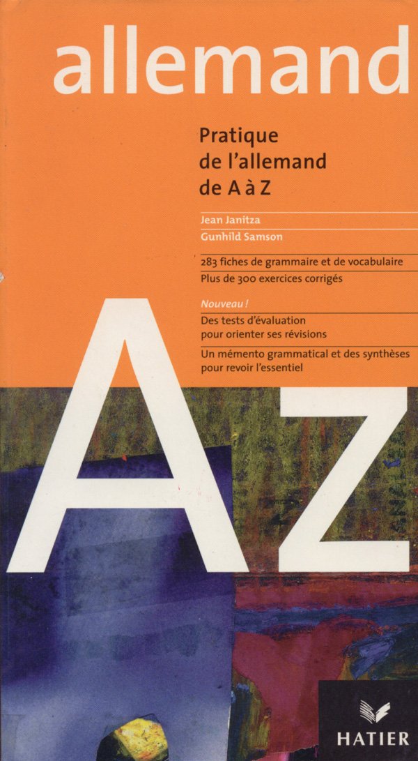 L'Allemand de A à Z, édition 2003 9782218736575