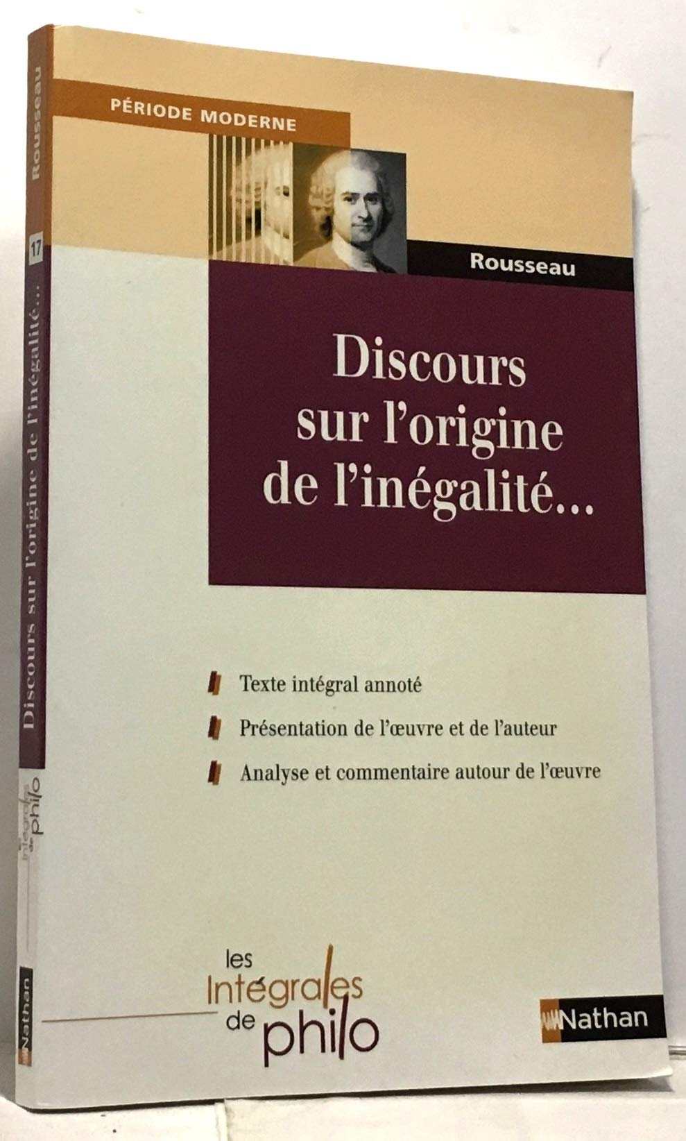 Discours sur l'origine et les fondements de l'inégalité parmi les hommes 9782091834474
