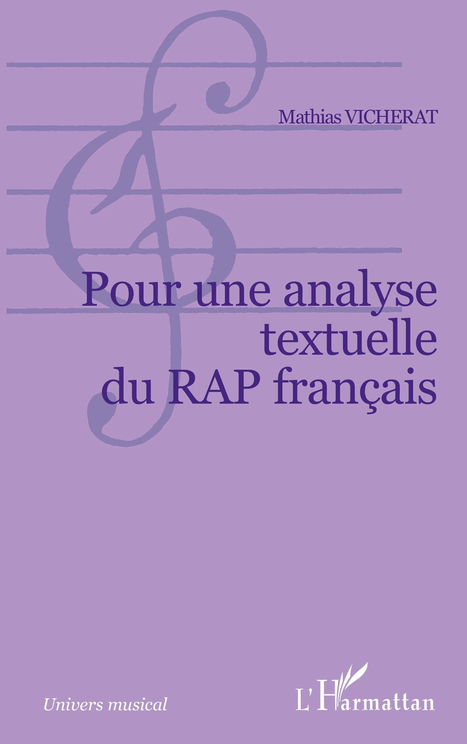 POUR UNE ANALYSE TEXTUELLE DU RAP FRANÇAIS 9782747510899