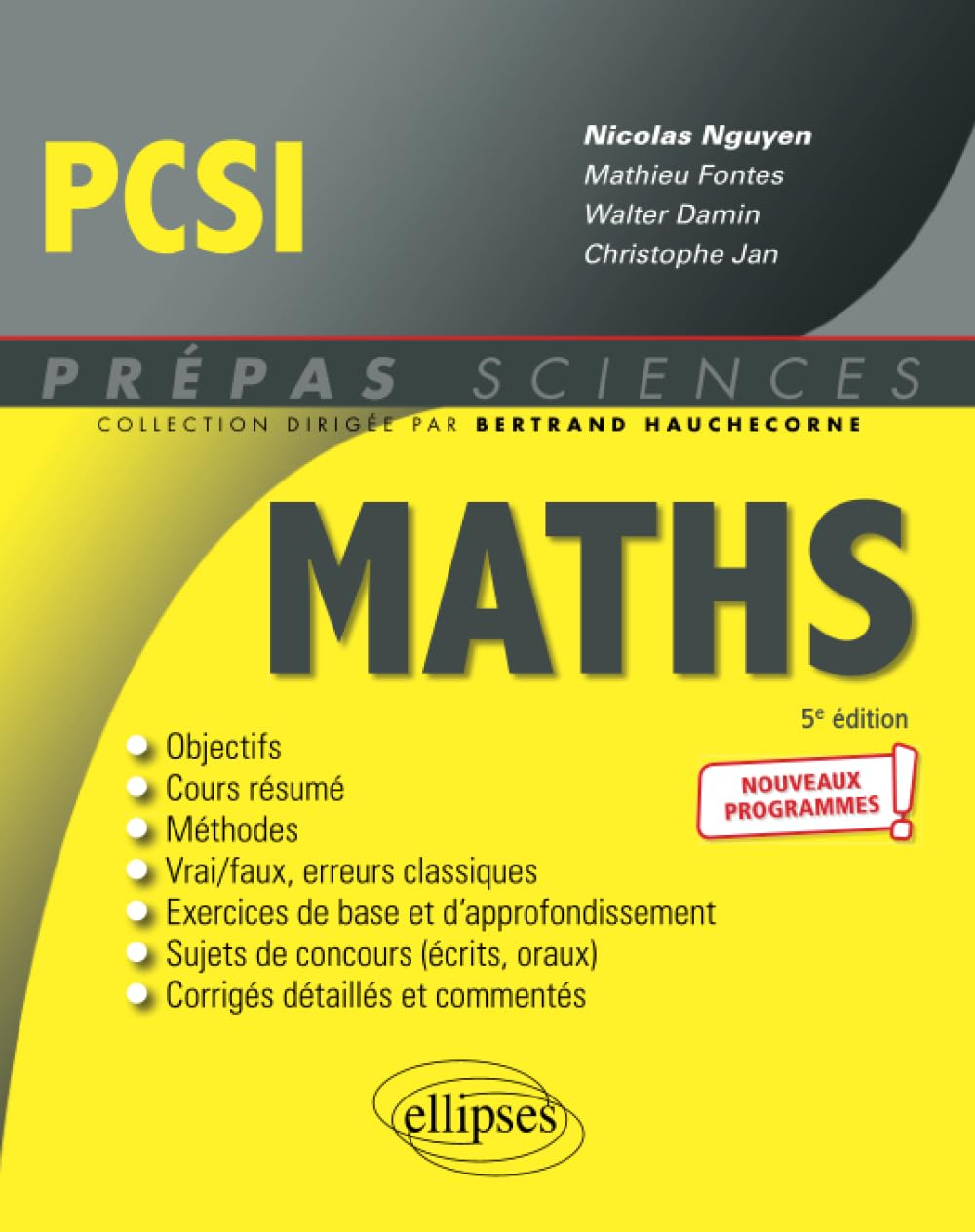 Mathématiques PCSI - Programme 2021 9782340048515