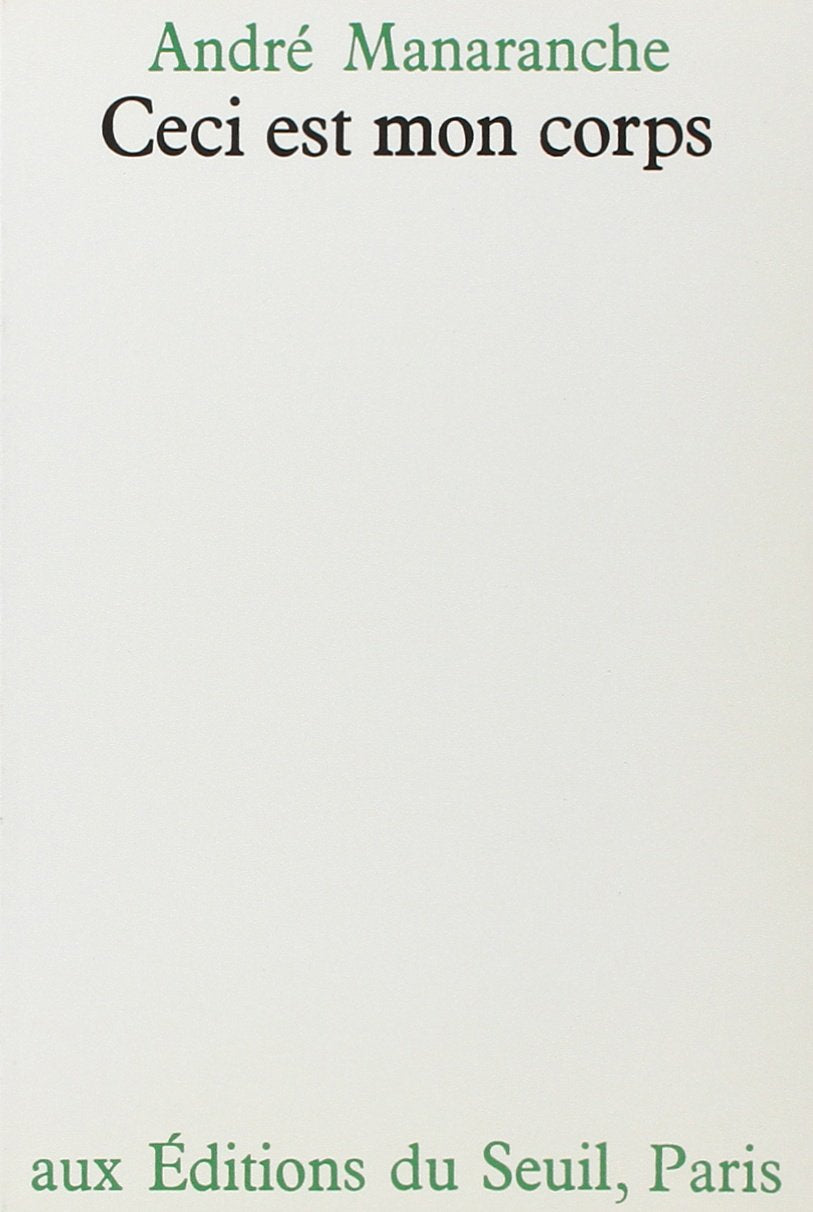 Ceci est mon corps 9782020032254