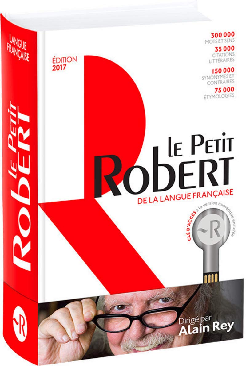 Dictionnaire Le Petit Robert de la langue française et sa clé d'accès au dictionnaire numérique 9782321008699