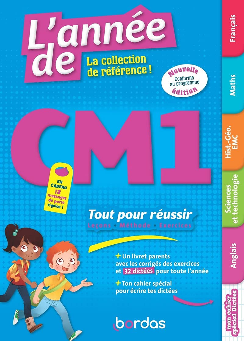 L'année de CM1 - Toutes les matières - Edition 2020 9782047358207