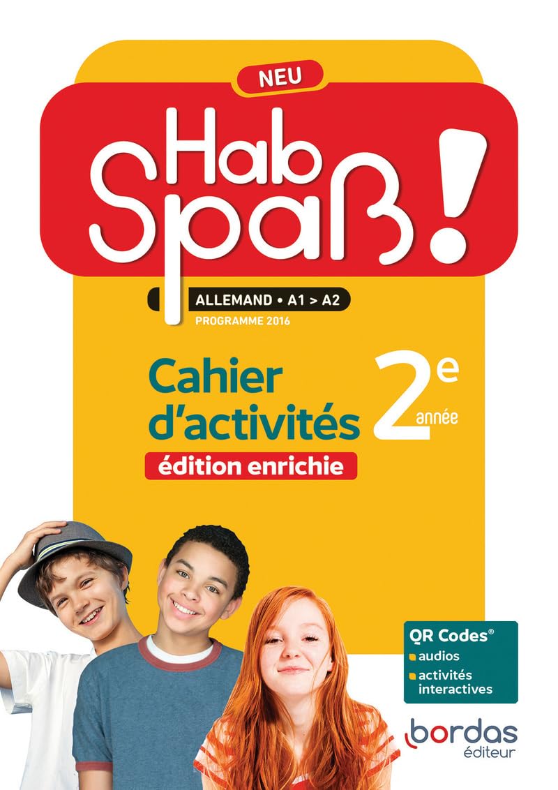 Hab Spaß ! Neu Allemand 2e année 9782047338384