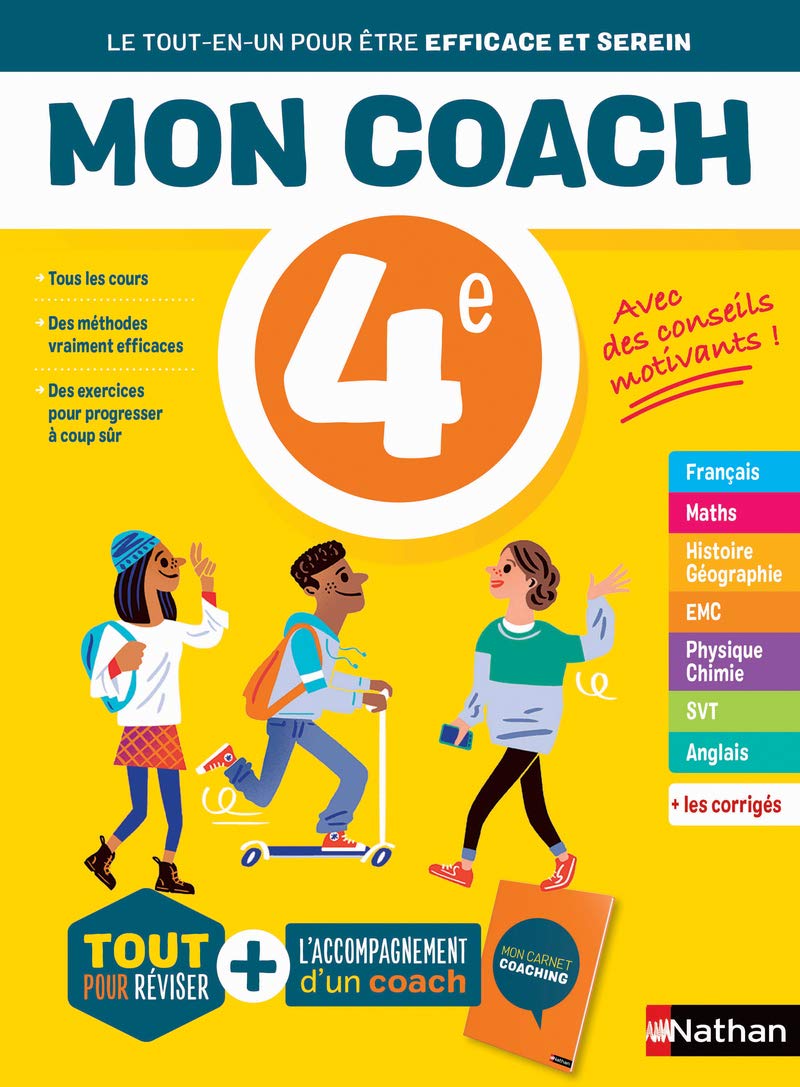 Mon coach - Toutes les matières 4e 9782091933733