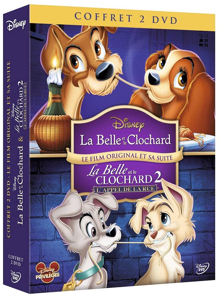La Belle et le Clochard + Le Belle et le Clochard 2 - L'appel de la rue 8717418340452