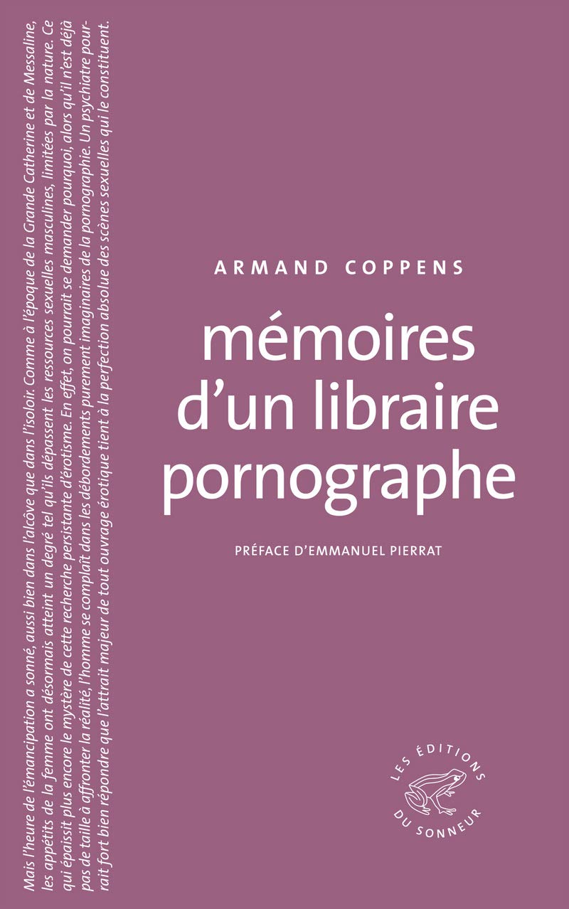 Mémoires d'un libraire pornographe 9782916136356