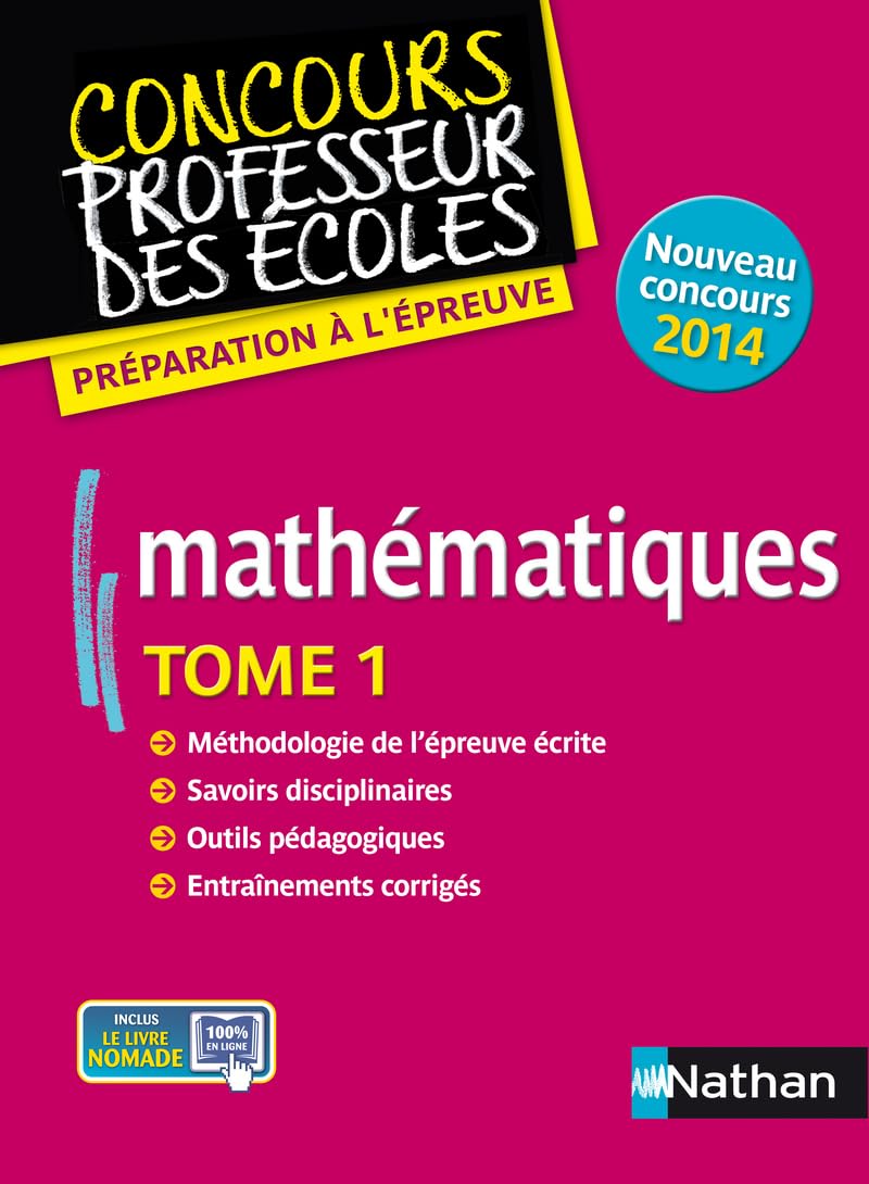 Mathématiques - Tome 1 - Epreuve écrite 9782091629414