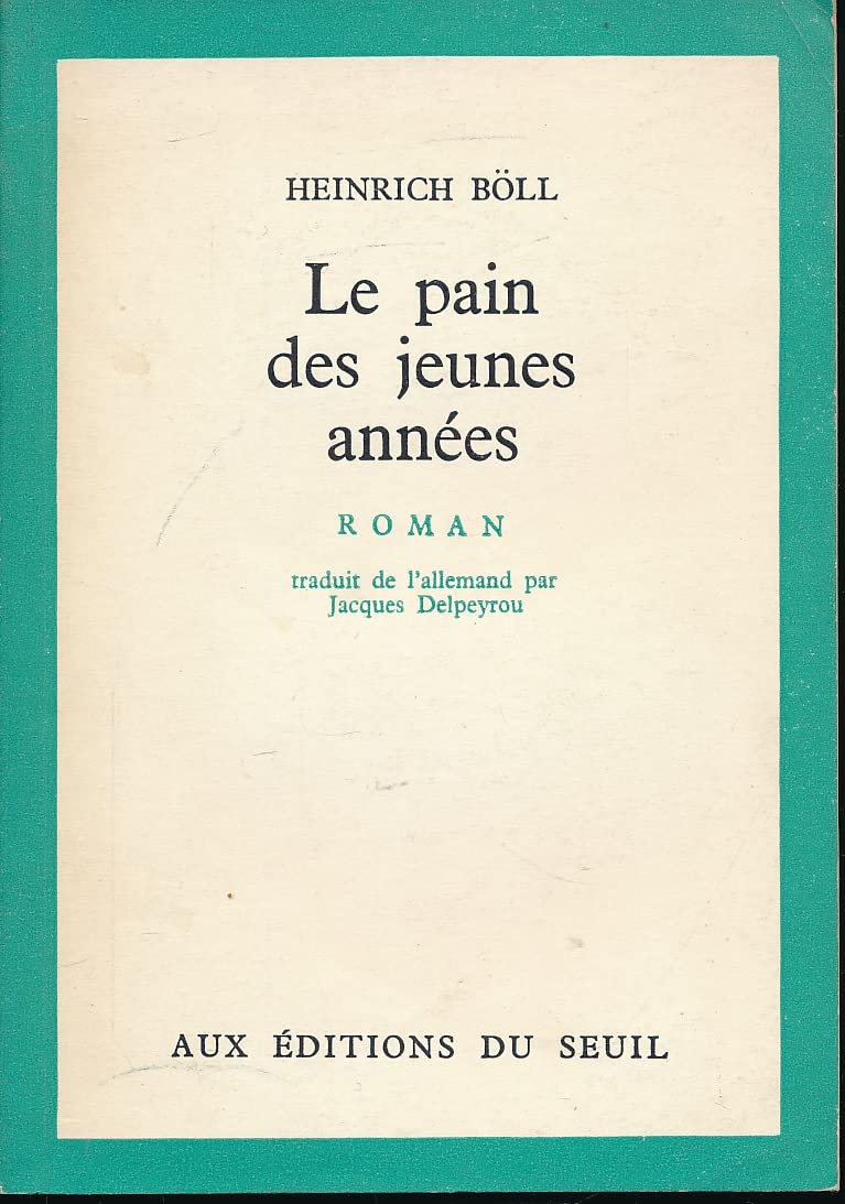 Le pain des jeunes années 9782020014465