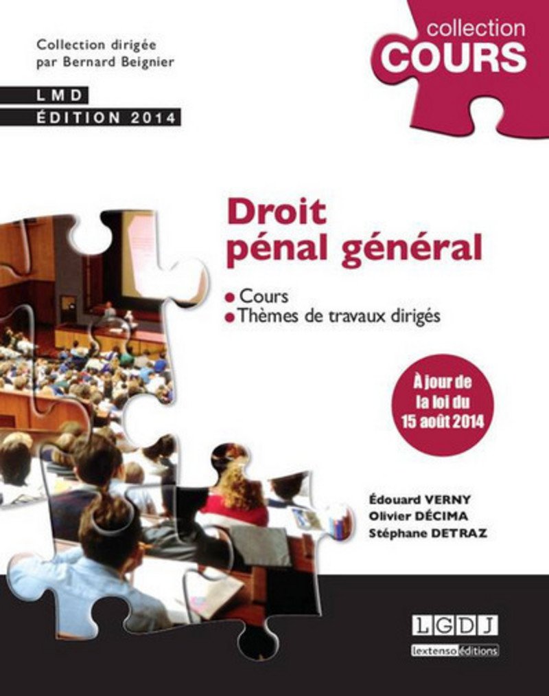 Droit pénal général 9782707615831