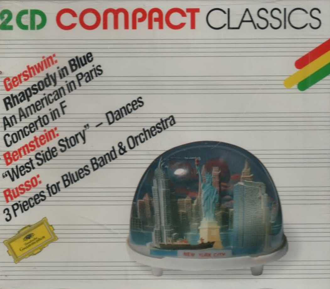 Gershwin: Rhapsody in Blue, An American in Paris, Concerto inF for Piano and Orchestra / Bernstein: West Side Story / Russo: Three Pieces for Blues Band and Symphony Orchestra op.50 0028941385123