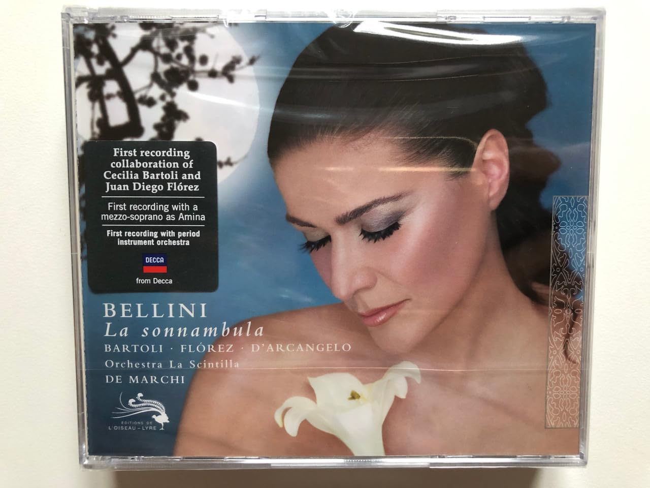 Bellini - La somnambula / Bartoli, Florez, D'Arcangelo, Orchestra La Scintilla, De Marchi 0028947810841