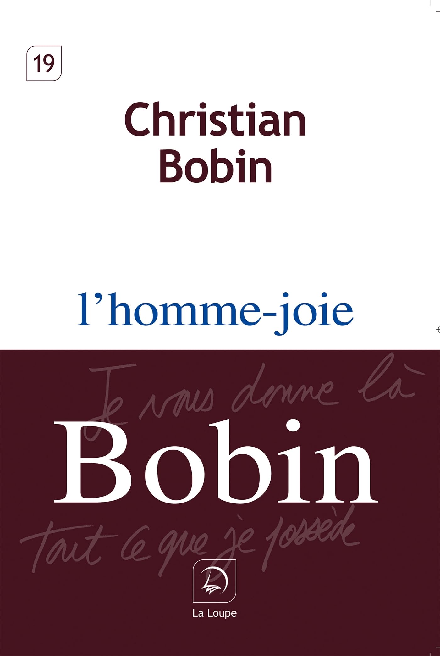 L'homme joie 9782848684635