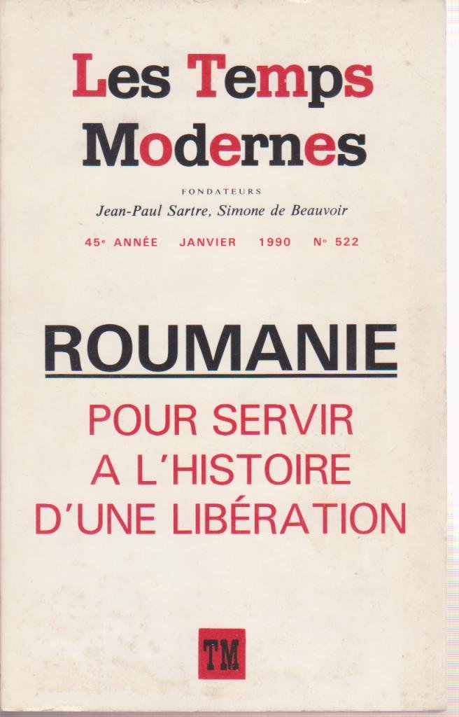 Les temps modernes 522 (janvier 1990) 9782070718245