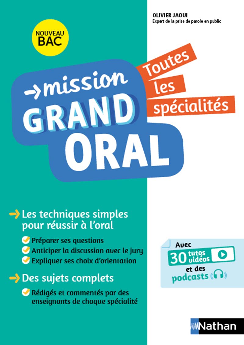 Mission Grand oral - Toutes les spécialités - Terminale - Bac 2025 - Epreuve finale Tle Grand oral 9782091575759