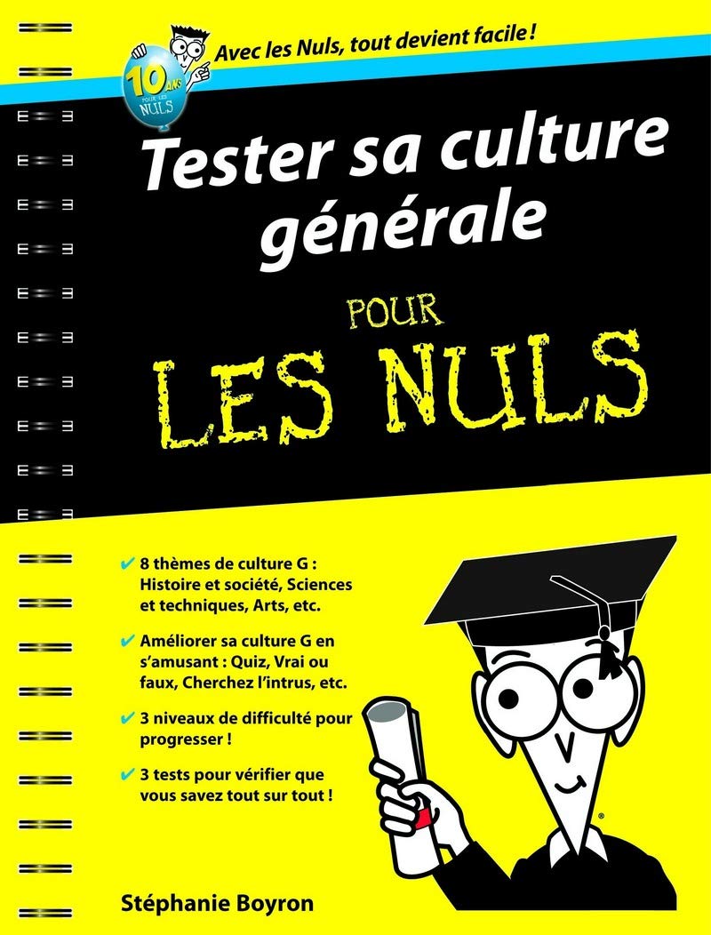 Tester sa culture générale Poche Pour les nuls 9782754031608
