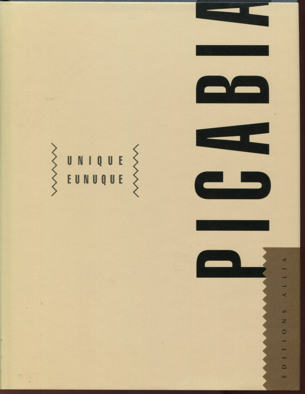 Unique eunuque 9782904235467