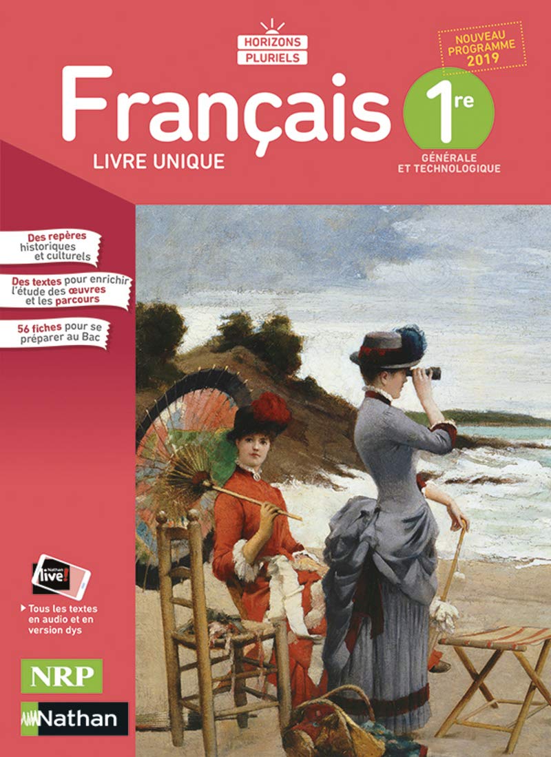 Français Horizons Pluriels 1re - manuel élève (nouveau programme 2019) 9782091720531