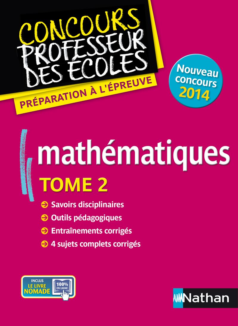 Mathématiques - Tome 2 - Epreuve écrite 9782091629421