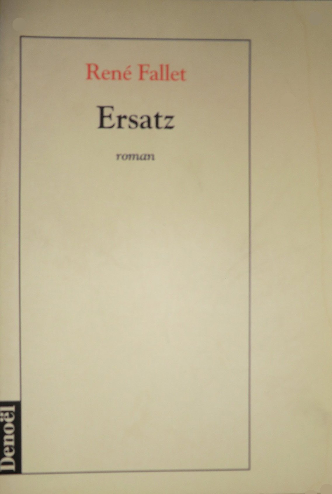 Ersatz 9782207241219