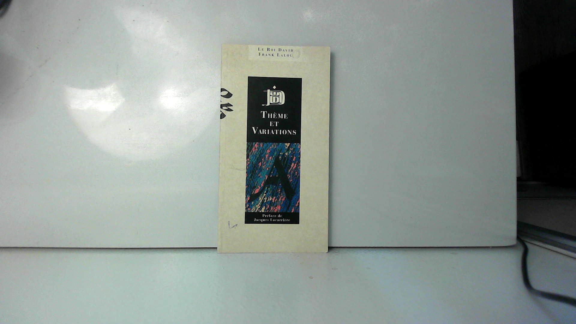 Thème et variations sur le psaume XXIII 9782867389481