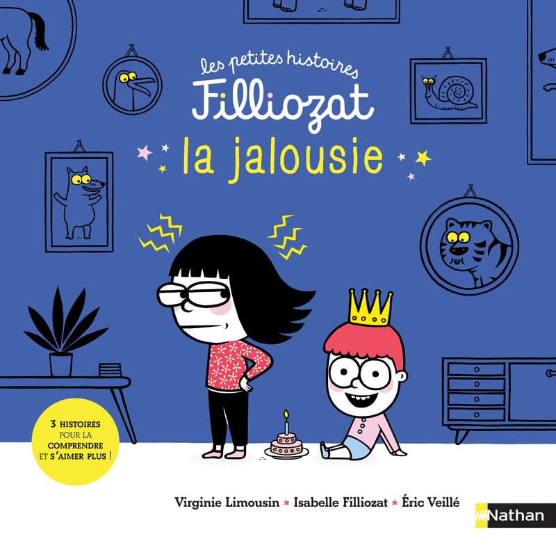 La jalousie - 3 Histoires pour la comprendre et s'aimer plus - Isabelle Filliozat - Dès 4 ans 9782092589403
