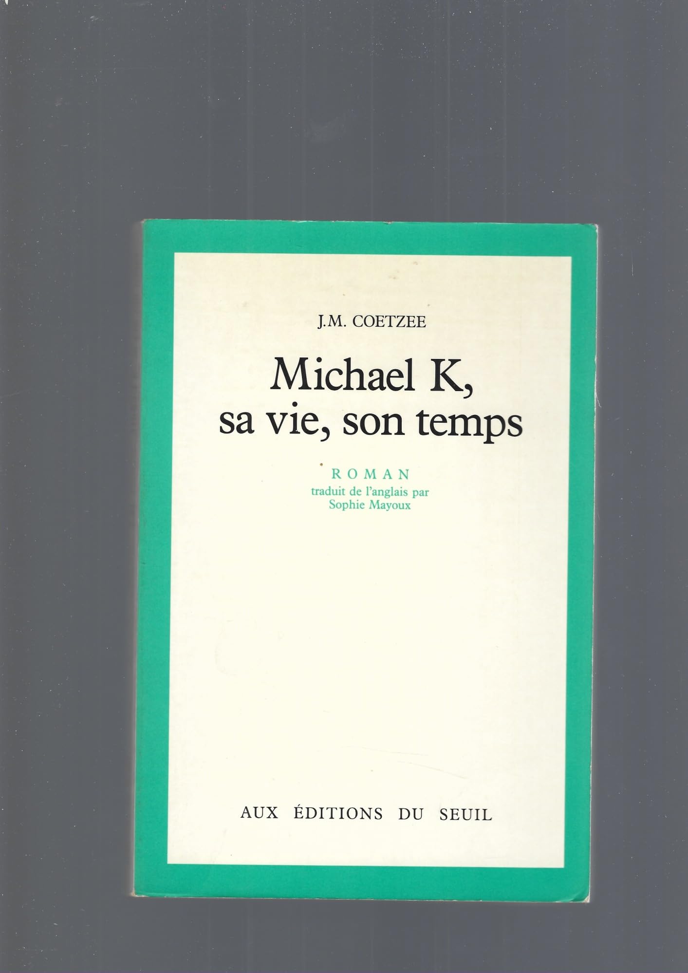 Michael K, sa vie, son temps 9782020087346