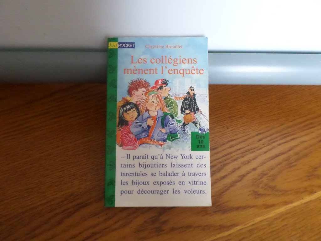 Les collégiens mènent l'enquête 9782266075435