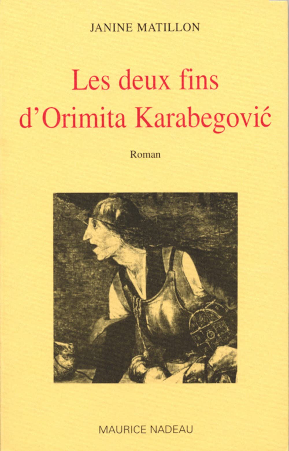 Les Deux Fins d'Orimita Karabegovic 9782862311371