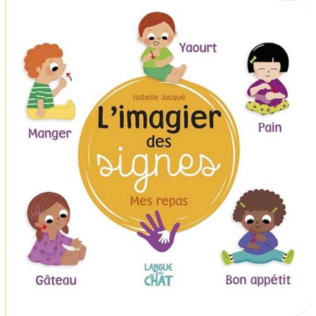 L'imagier des signes - Mes repas - Eveil - Signer avec bébé - Dès 6 mois 9782806310897