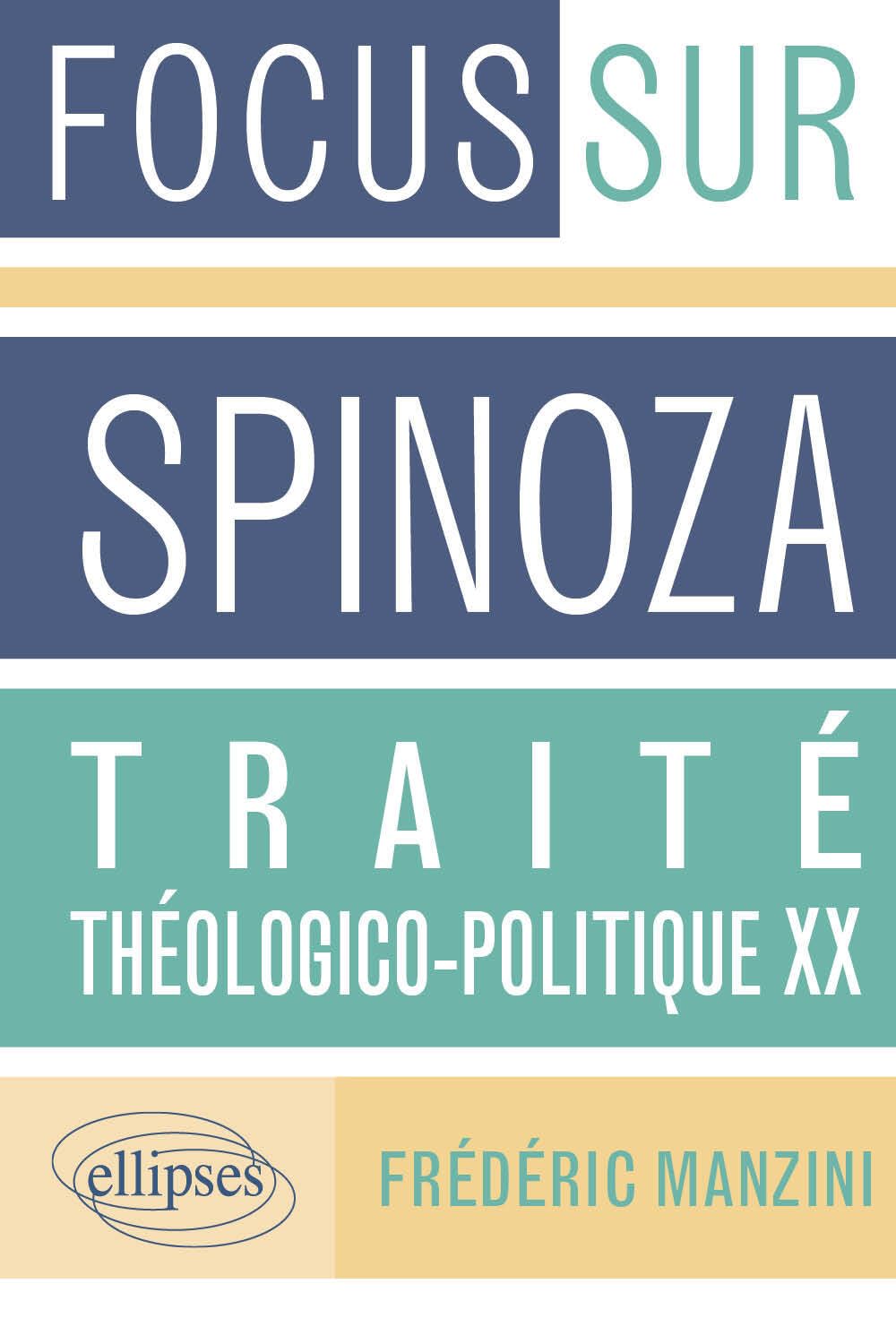 Spinoza, Traité théologico-politique, Chapitre XX 9782729866440