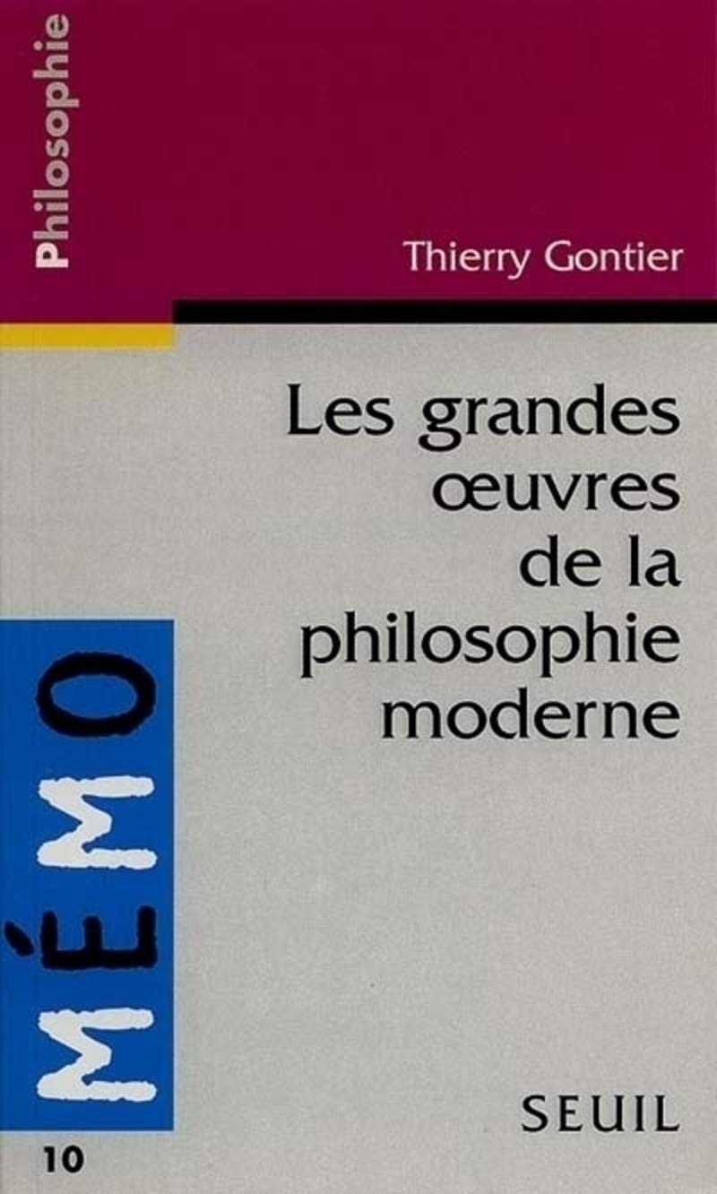 Les Grandes Oeuvres de la philosophie moderne 9782020281782