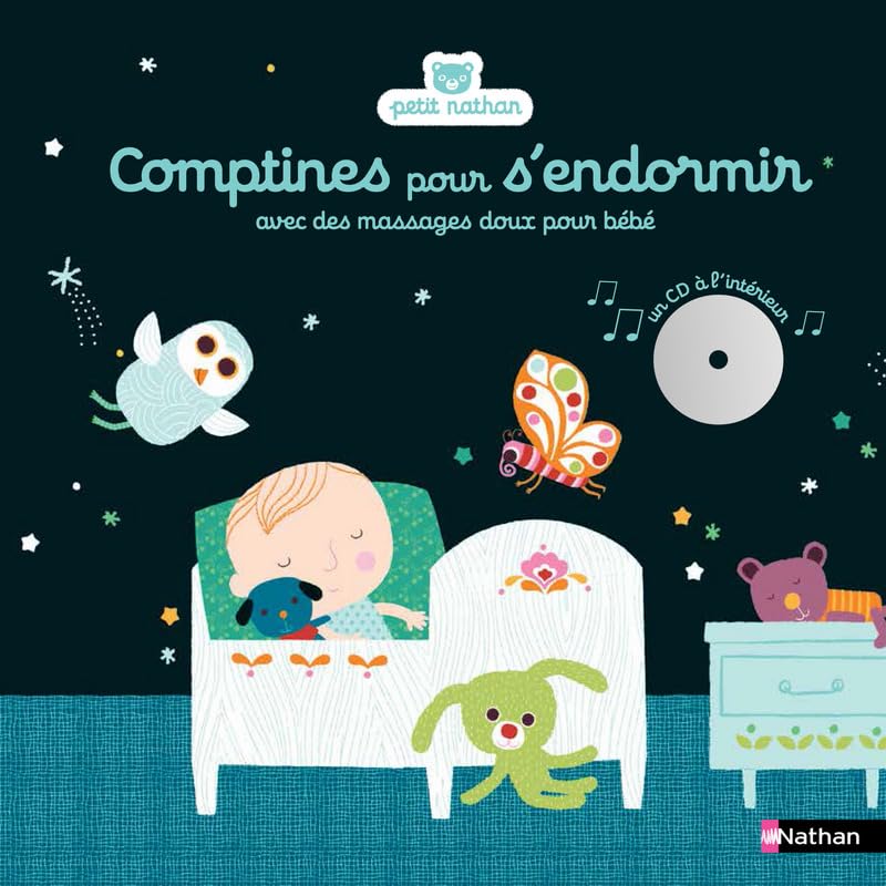 Comptines pour s'endormir - Livre CD 9782092571866