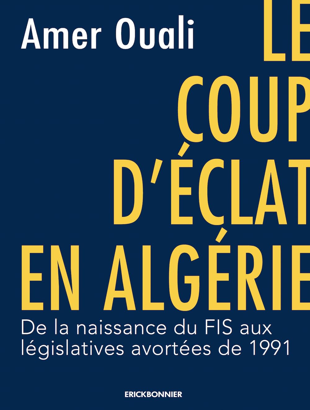 le coup d'éclat en algérie 9782367602745